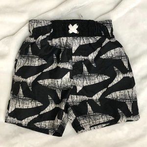 Circo Sharks Toddler 18m Swim trunks Black & White